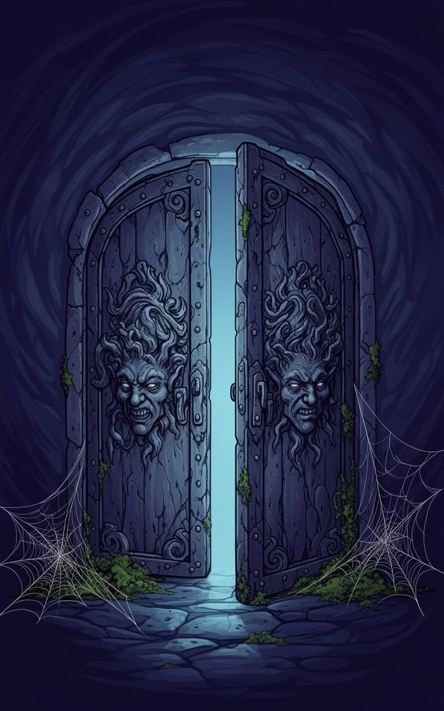 Gothic Stone Threshold to Nameless Night