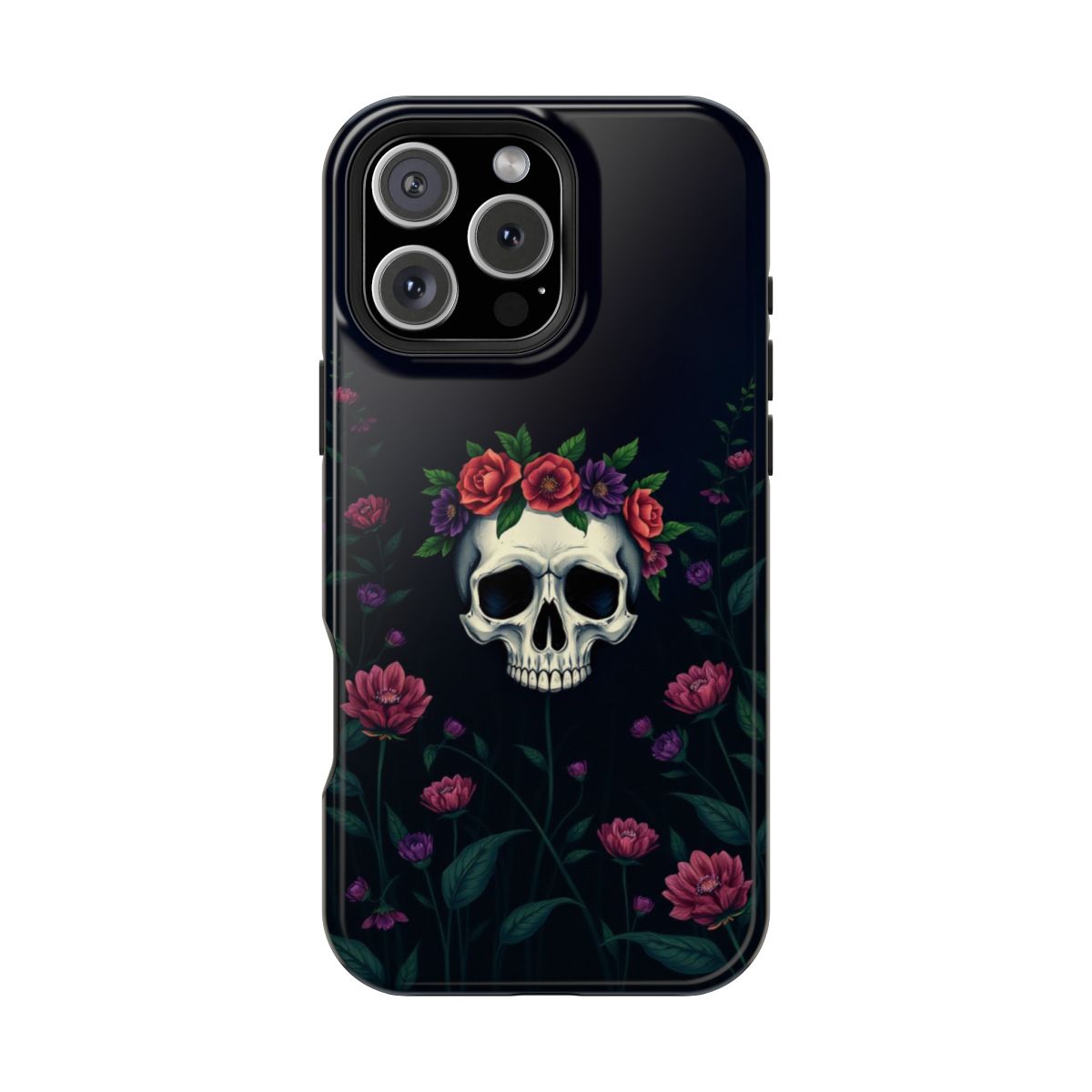 Floral Skull Garden Gothic Dark