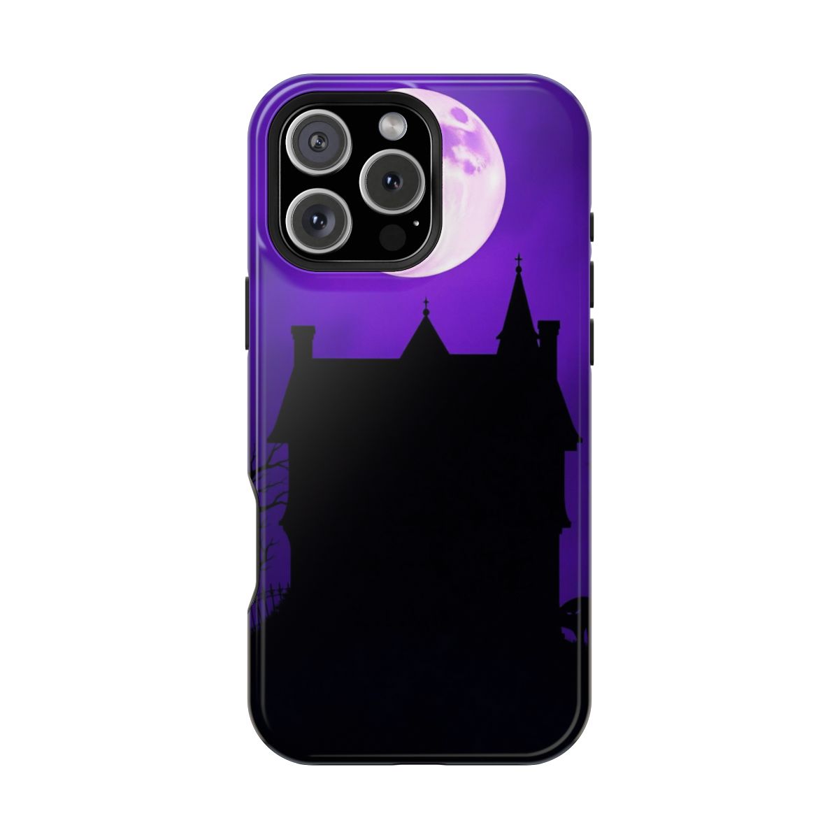 Haunted House Silhouette — Violet Moon